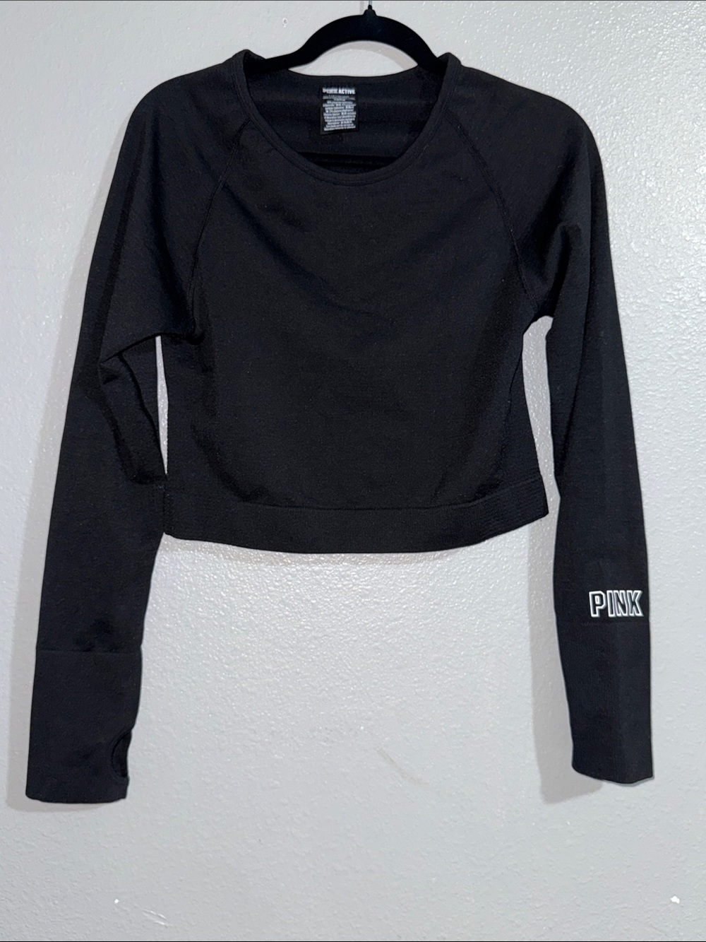 PINK Active by Victoria's Secret Black Cropped top